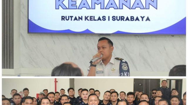 Rutan Surabaya Persempit Celah Gangguan Keamanan, Perkuat Disiplin P2U dan Integritas Jajaran