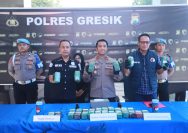 Polres Gresik Sita 10,8 Kg Ganja di Gudang Ekspedisi