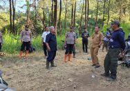 Sinergi Polres Ngawi dan Tim Gabungan Berhasil Padamkan Karhutla Lawu Utara