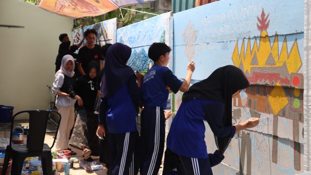 Cari Bibit Seniman Muda, Polres Lampung Selatan Gelar Lomba Mural Sambut HUT Lalu Lintas ke-71