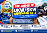 For-WIN Gelar UKW/SKW Angkatan ke-2 , Pendaftaran Dibuka Hingga 28 Oktober 2026