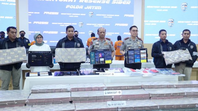Polda Jatim Bongkar Scam Investasi Kripto Internasional, Blokir 77 Rekening Senilai Rp81,5 Miliar