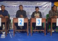 4 Calon Kaling Beringin Jaya Menyampaikan Visi - Misi, Camat dan Lurah : Semoga Tetap Guyub, Rukun Untuk Membangun Lingkungan yang Sejahtera