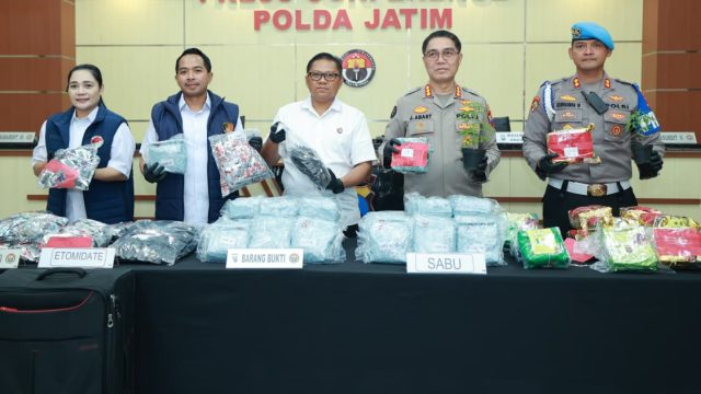 Polda Jatim Ungkap 1.870 Kasus Narkoba, 2.382 Tersangka Diamankan