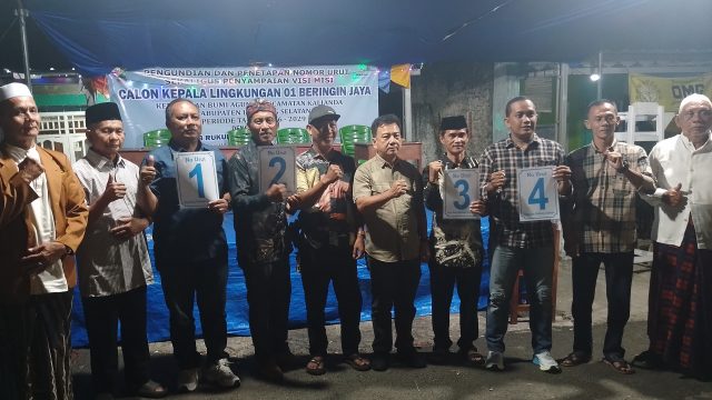 Camat Kalianda, Ruris Apdani Mendukung Suksesnya (Pilkaling) 01 Beringin Jaya