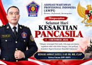 Ketua Umum DPP AWPI Ucapkan Selamat Hari Kesaktian Pancasila 1 Oktober 2026