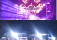 Malam Cek Sound Jelang Karnaval, Ribuan Warga Padati Lapangan Desa Bulurejo