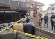 Polres Blitar Ungkap Kasus Dugaan Penimbunan 1.030 Liter BBM Bersubsidi